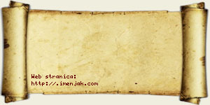 Luna Joksimović vizit kartica